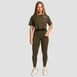 GymBeam Tricou pentru femei Cropped Limitless Espresso · záber 5