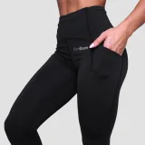 GymBeam Colanți pentru femei de alergare Pulse Black · záber 2