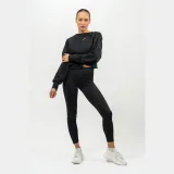 NEBBIA Hanorac Cropped Gym Spirit Black · záber 2