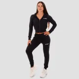 GymBeam Hanorac pentru femei Zip-up TRN Black · záber 4