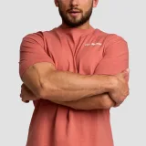 GymBeam Tricou Oversized Limitless Cinnamon · záber 2
