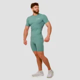 GymBeam Pantaloni scurți de compresie Mid Blue · záber 4