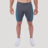 GymBeam Pantaloni scurți fără cusături OG1 Grey/Blue · záber 1