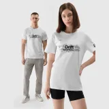 Unisex regular tričko s potlačou 4F x Drift Masters - biele · záber 1