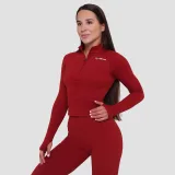 GymBeam Top sport pentru femei Ignite Dark Red · záber 3