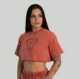 STRIX Tricou pentru femei CropTop Washed Terra · záber 2