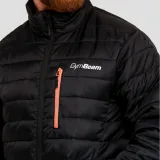 GymBeam Geacă pentru bărbați Puffer Black/Orange · záber 2