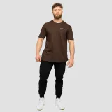 GymBeam Tricou Basic Chocolate Brown · záber 5