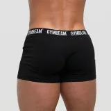 GymBeam Boxeri pentru bărbați FIT Trunks 3Pack Black · záber 3