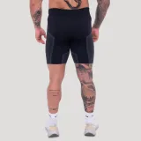 GymBeam Pantaloni scurți fără cusături OG1 Black/Grey · záber 2