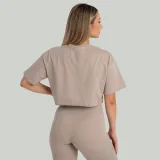 STRIX Tricou pentru femei CropTop Taupe · záber 3