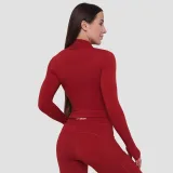 GymBeam Top sport pentru femei Ignite Dark Red · záber 4