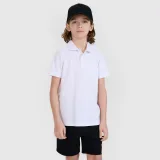 Detské polo tričko - biele · záber 2