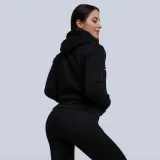 GymBeam Hanorac pentru femei Athlete Black · záber 2