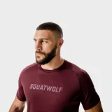 SQUATWOLF Tricou LAB360º Recycled Mesh Tee Tawny Port · záber 3