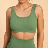 BeastPink Sutien sport Bralette Hyper Olivine · záber 2