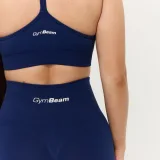 GymBeam Pantaloni scurți pentru femei Sculpt Seamless Navy · záber 2