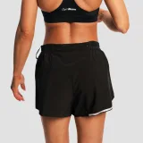 GymBeam Pantaloni scurți de alergare pentru femei Pulse X Black · záber 4