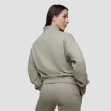 GymBeam Hanorac pentru femei 1/2 Zip Agile Sage · záber 3