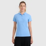 Dámske slim polo tričko - tmavomodré - Pohlavie: Femei · záber 1