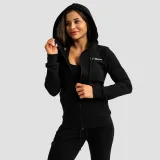 GymBeam Hanorac cu fermoar pentru femei Limitless Black · záber 3