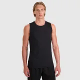 Pánsky rýchloschnúci tréningový tank top - čierny · záber 1