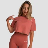 GymBeam Tricou pentru femei Cropped Limitless Cinnamon · záber 3