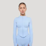 GymBeam Top sport pentru femei Luma Baby Blue · záber 1