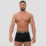 GymBeam Boxeri pentru bărbați FIT Trunks 3Pack Black · záber 4