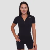 GymBeam Tricou pentru femei Cropped Ignite Black · záber 1