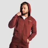 GymBeam Hanorac cu fermoar Zone Cherrywood · záber 5