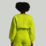 STRIX Hanorac pentru femei Lunar Cropped Chartreuse · záber 4
