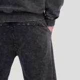GymBeam Pantaloni sport Abyss Charcoal · záber 3