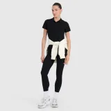 Dámske slim polo tričko - čierne - Pohlavie: Femei · záber 2