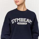 GymBeam Hanorac pentru femei Varsity Blue · záber 5
