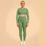 BeastPink Colanți pentru femei Hyper Olivine · záber 5