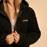 BeastPink Geacă pentru femei Hoodie Bliss Black · záber 2