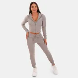 GymBeam Hanorac pentru femei Zip-up TRN Grey · záber 4