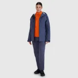 Dámska trekingová páperová bunda s výplňou PrimaLoft Silver - oranžová · záber 2