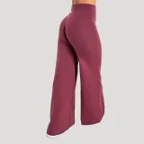 GymBeam Pantaloni sport pentru femei Straight Flow Wine · záber 2