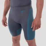 GymBeam Pantaloni scurți fără cusături OG1 Grey/Blue · záber 2