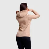 GymBeam Hanorac pentru femei PRO Hoodie Sand · záber 2