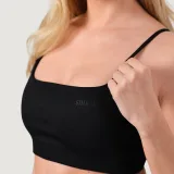 GymBeam Sutien sport fără cusături NEO Black · záber 2