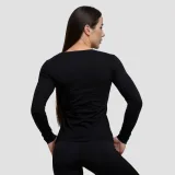 GymBeam Top cu mânecă lungă pentru femei Basic Black · záber 3