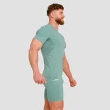 GymBeam Pantaloni scurți de compresie High Blue · záber 3
