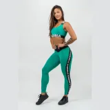 NEBBIA Sutien sport cu suport mediu ICONIC Green · záber 4