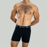 STRIX Boxeri pentru bărbați Essential 2Pack Black · záber 3