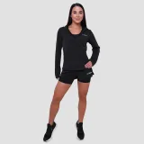 GymBeam Geacă de alergare pentru femei Pulse Black · záber 4
