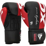 RDX Mănuși de box F4 HOOK & LOOP Red · záber 2