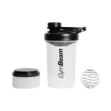 GymBeam Shaker compartimentat 2in1 Clear 500ml · záber 2